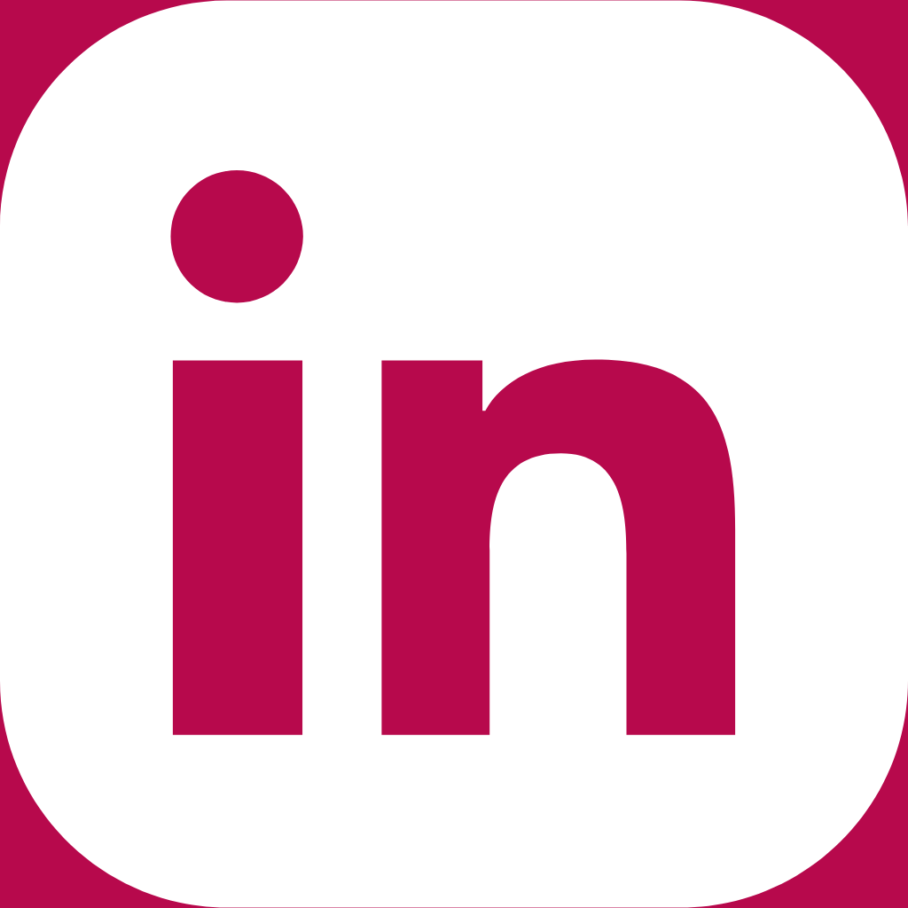 LinkedIn icon.